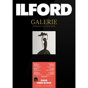 Ilford Gold Fibre Gloss for FineArt Album - 330mm x 518mm - 25 hojas 