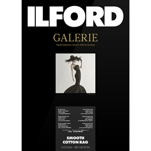 Ilford Smooth Cotton Rag for FineArt Album - 330mm x 365mm - 25 hojas 