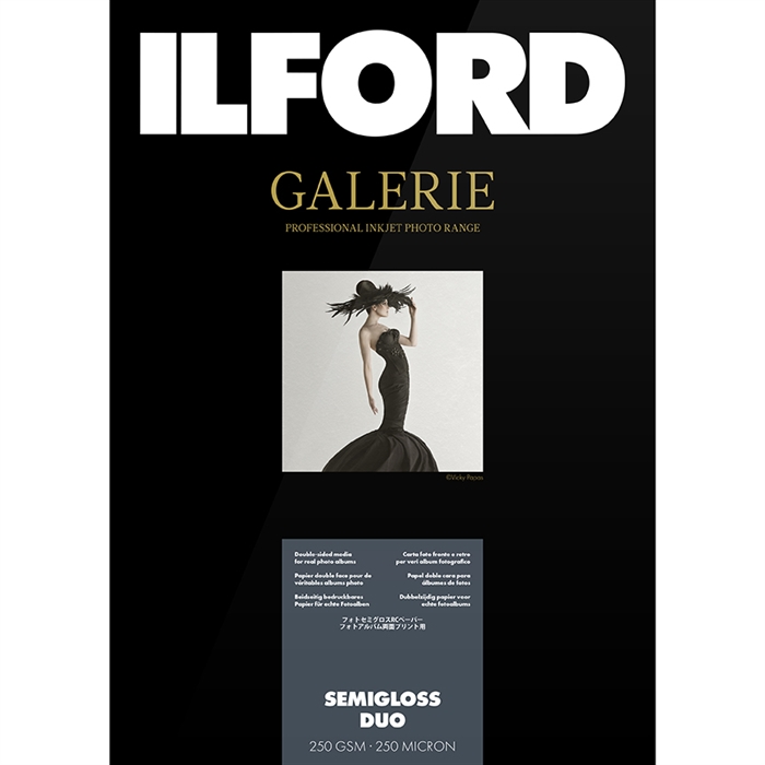 Ilford Semigloss Duo for FineArt Album - 210mm x 245mm - 25 arca 