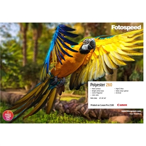 Fotospeed Polyester (Matt) 260 g/m² - 24" x 30 metros .