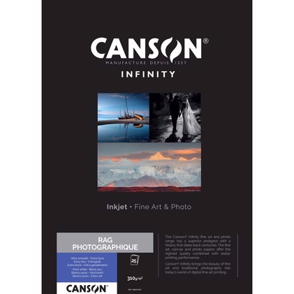 Canson Rag Photographique 310 g/m² - A4, 25 arca 