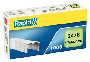 Rapid Grapas 24/6 estándar (1000)