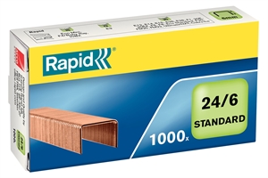 Rapid Grapas 24/6 cobre (1000)