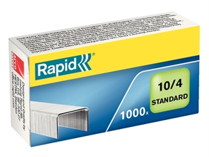 Rapid Grapas 10/4 estándar galvanizadas (1000)