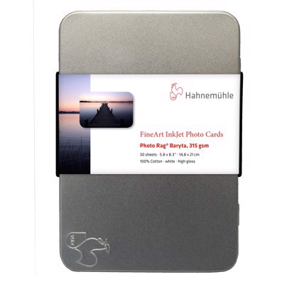 Hahnemühle Photo Rag Baryta Photo cards 315 g/m² - A5 - 30 hojas 