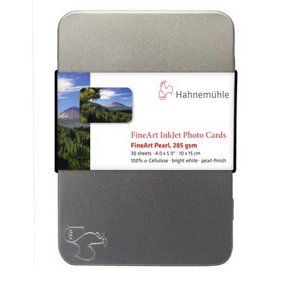 Hahnemühle FineArt Pearl Photo cards 285 g/m² - 10 x 15 cm - 30 arca 