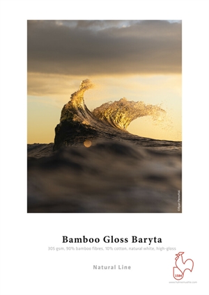 Hahnemühle Bamboo Gloss Baryta 305 g/m² - 17" x 12 metros etros 