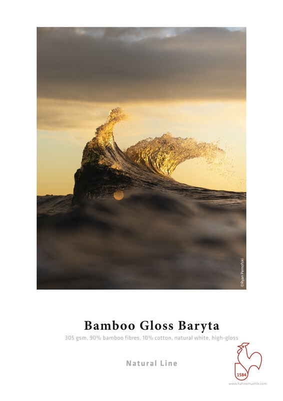 Hahnemühle Bamboo Gloss Baryta 305 g/m² - 24" x 12 metros etros 