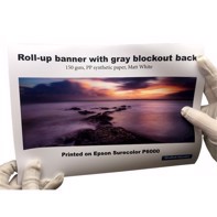 Color Europe Roll-up banner with light blocks 150 grams - 36" x 30 metros 