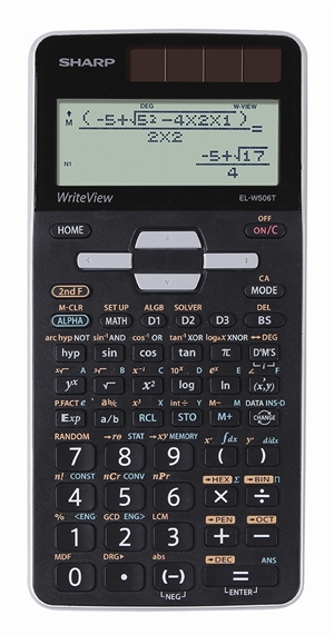 Sharp También calculadora científica EL-W506T