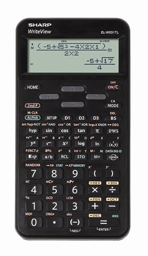 Calculadora científica Sharp EL-W531TL color negro