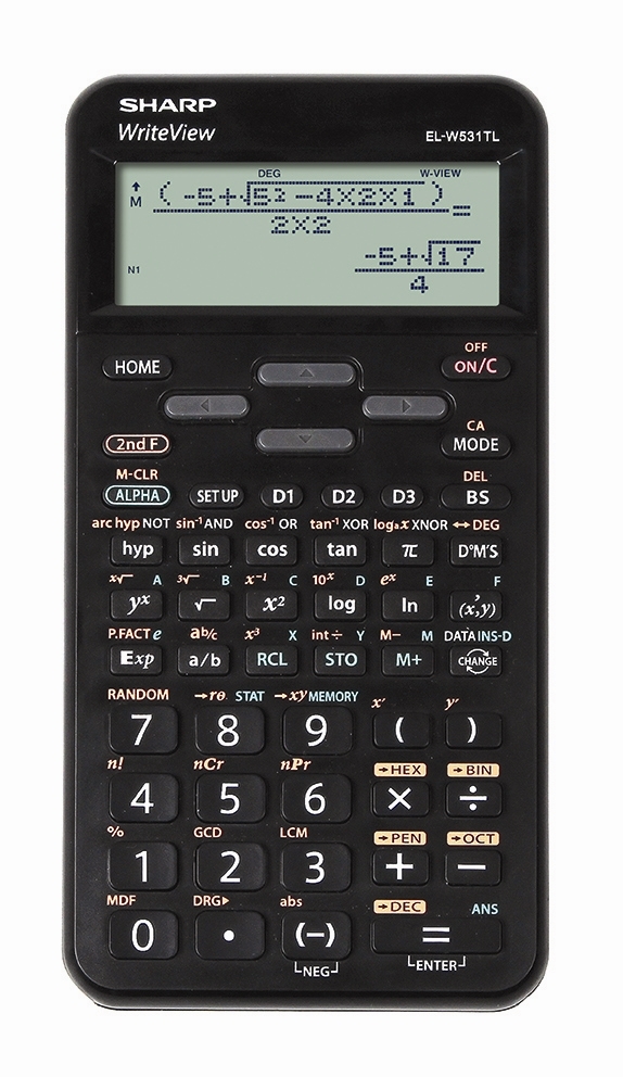 Calculadora científica Sharp EL-W531TL color negro