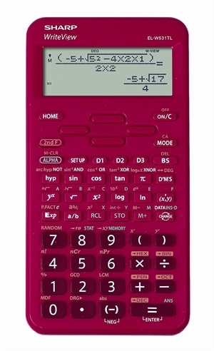 Calculadora científica Sharp EL-W531TL rosa