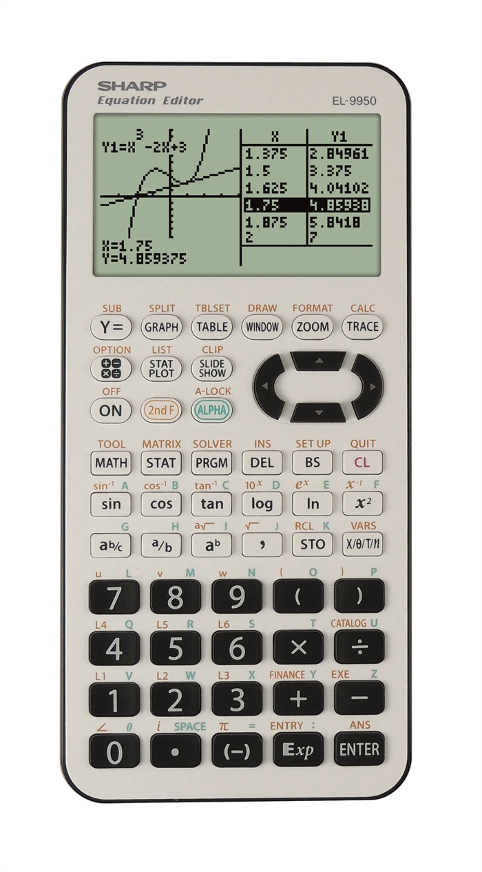 Calculadora gráfica Sharp EL-9950G (EN/DE)
