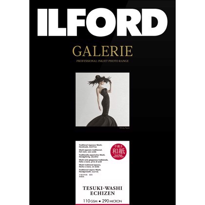 Ilford GALERIE Tesuki-Washi Echizen 110 - 10 x 15 (102 mm x 152 mm), 50 hojas 