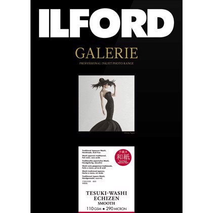 Ilford GALERIE Tesuki-Washi Echizen Smooth 110 - 10 x 15 (102 mm x 152 mm), 50 hojas 