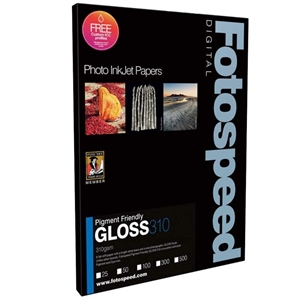 Fotospeed PF Gloss 310 g/m² - A2, 25 hojas 