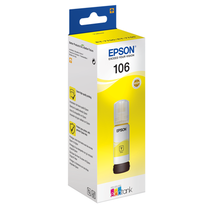 Epson T106 EcoTank Yellow botella de tinta