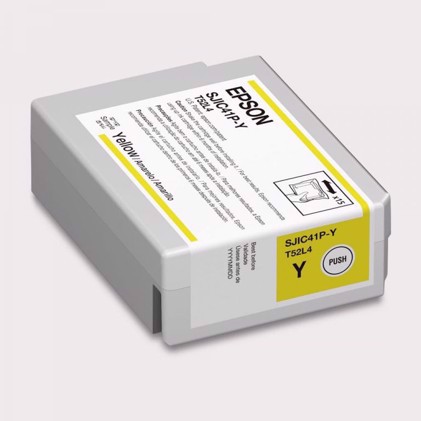 Cartucho de tinta Epson Yellow para Epson C4000 - 50 ml ( SJIC42P-Y )