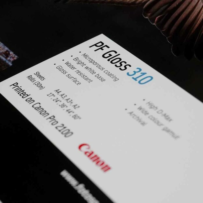 Fotospeed PF Gloss 310 g/m² - 17" x 30 metros