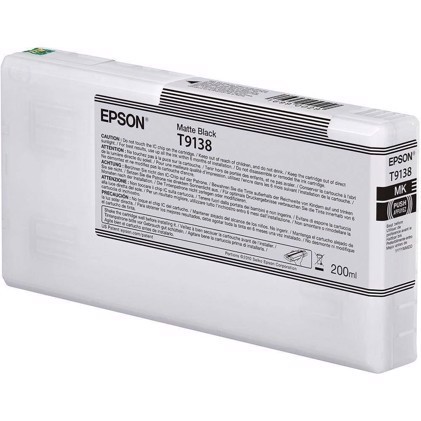 Epson Matte Black T9138 - 200 ml cartucho de tinta