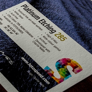 Fotospeed Platinum Etching 285 g/m² - 44" x 15 metros