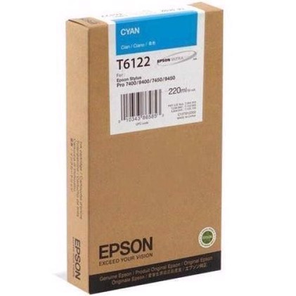 Epson Cyan 220 ml cartucho de tinta
